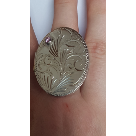 Sterling silver ring Love Capsule , Bijuterii de argint lucrate manual, handmade