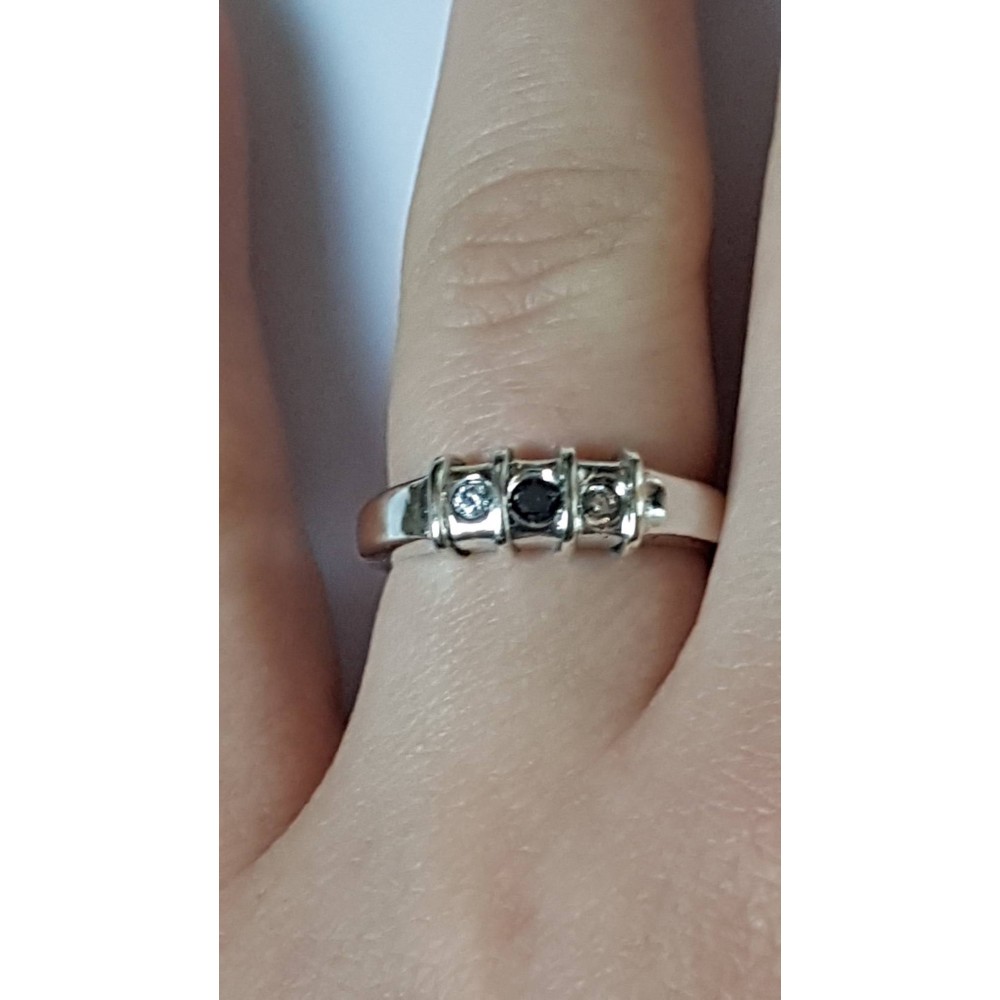 Sterling silver ring Segments