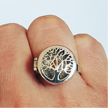 Sterling silver ring Ramify, Bijuterii de argint lucrate manual, handmade