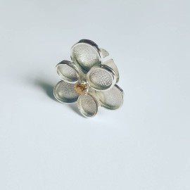 Sterling silver ring Flower Paradigm