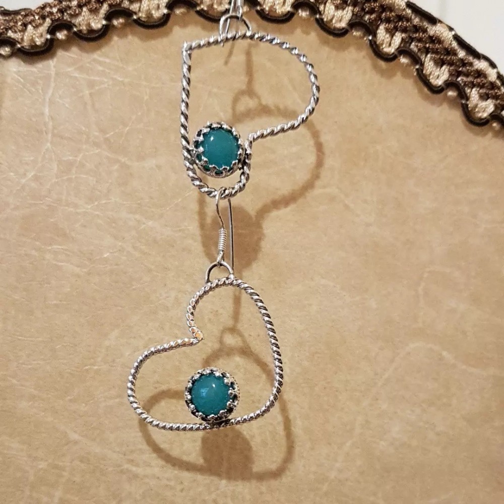 Sterling silver earrings handmade