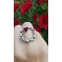Sterling silver ring and crystal Laurea