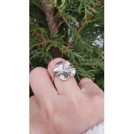 Sterling silver ring Flower Scent