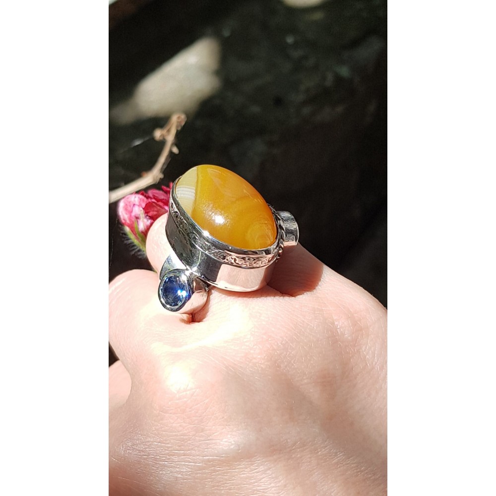 Sterling silver ring Summer Ritual
