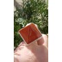 Inel unicat lucrat integral manual în argint Ag925 masiv și jasp roșu natural ParadisalRedds