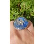 Sterling silver ring with natural aventurine lapislazuli HomeBlues