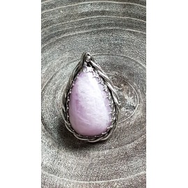 Sterling silver ring with natural kunzite LoveBiggs