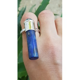 Sterling silver ring with natural lapislazuli Blue Dart, Bijuterii de argint lucrate manual, handmade