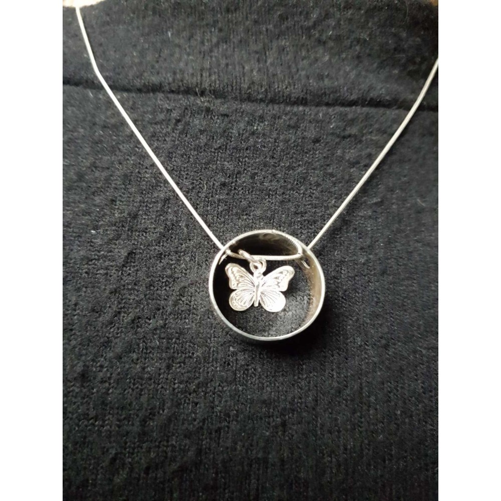 Sterling silver necklace pendant
