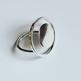 Handmade ring made of silver Ag925 March