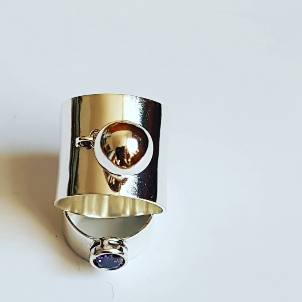 Handmade ring made of Ag925 Ringish silver