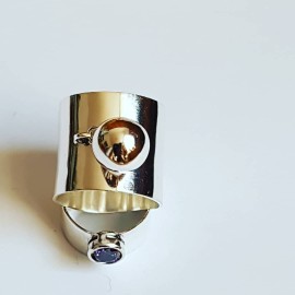 Handmade ring made of Ag925 Ringish silver