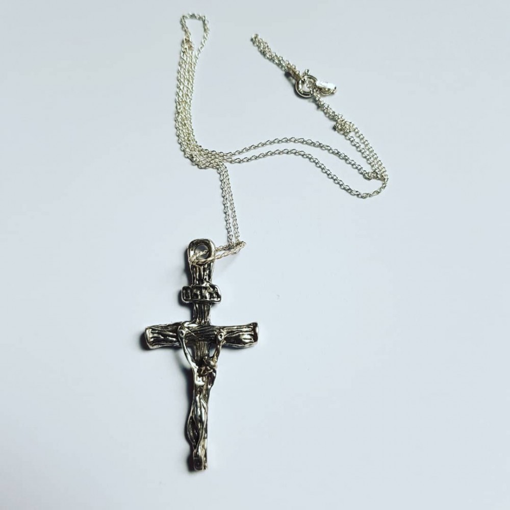 Sterling silver necklace Faith Portable