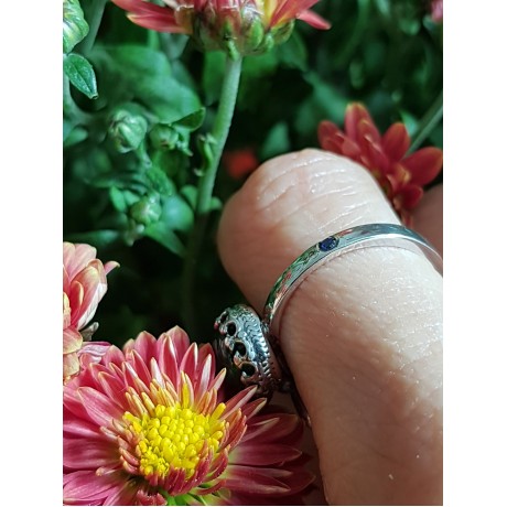 Sterling silver ring with natural agate stone Dragonflies feedonGreen, Bijuterii de argint lucrate manual, handmade
