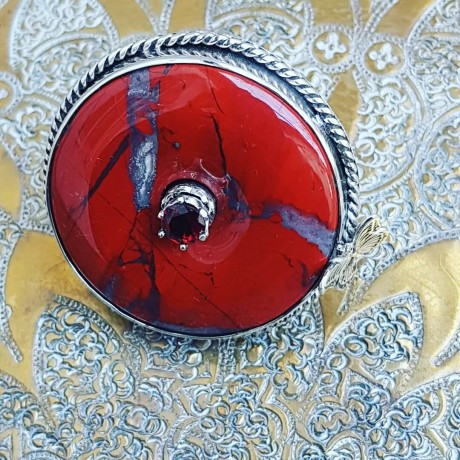 Sterling silver ring RedFlight , Bijuterii de argint lucrate manual, handmade
