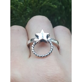 Sterling silver ring StarUp, Bijuterii de argint lucrate manual, handmade