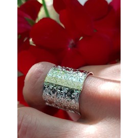 Sterling silver and gold ring LavishLushLull