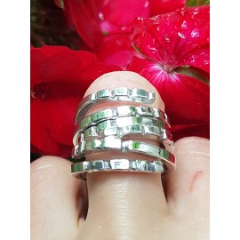 Sterling silver ring CoilOver