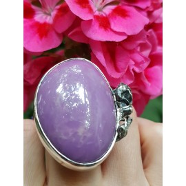 Sterling silver ring with natural phosphosiderite