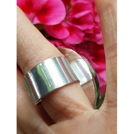 Sterling silver ring with natural phosphosiderite, Bijuterii de argint lucrate manual, handmade