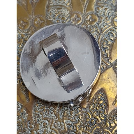 Sterling silver ring and jasper stone CallmeSparow , Bijuterii de argint lucrate manual, handmade