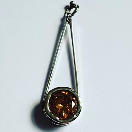 Sterling silver pendant HoneyBaby, Bijuterii de argint lucrate manual, handmade