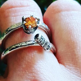 Sterling silver ring and citrine11