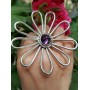 Large Sterling silver ring Colosal Flower