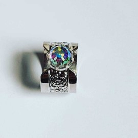 Sterling silver ring Rainbow Anima