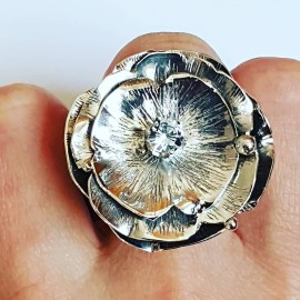 Sterling silver ring FlowerPoint