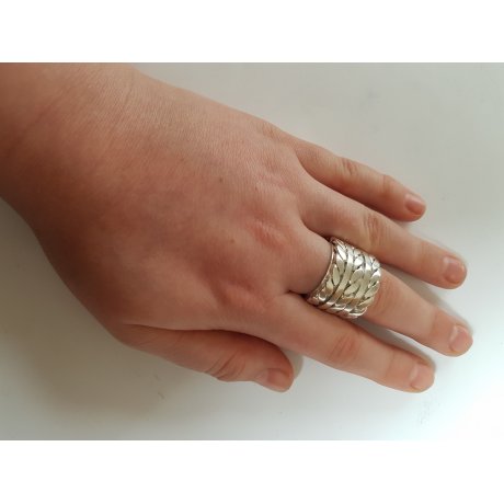 Imperial ring Ag 925, Bijuterii de argint lucrate manual, handmade