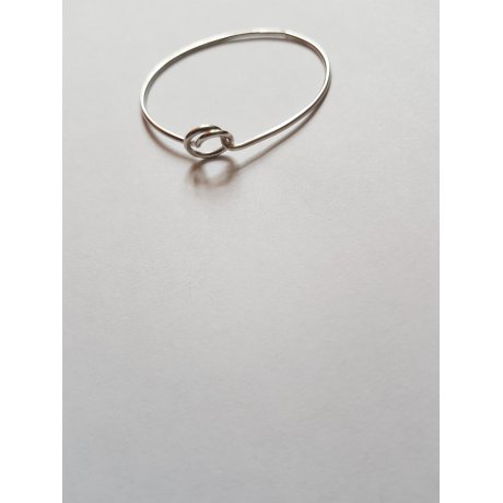 Sterling silver bracelet Confluence, Bijuterii de argint lucrate manual, handmade
