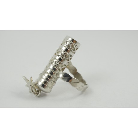 Sterling silver ring Recit Etoile, Bijuterii de argint lucrate manual, handmade