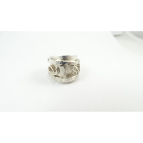 Sterling silver ring Free Vibe, Bijuterii de argint lucrate manual, handmade