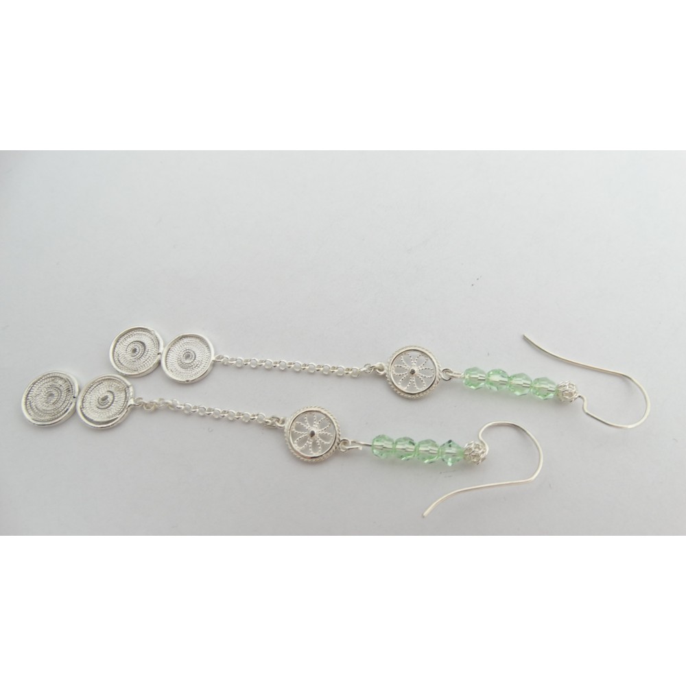 Sterling silver and pure filigree earrings Contessina
