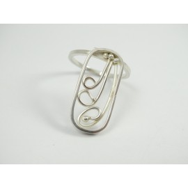 Sterling silver ring Paint