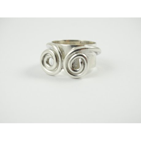 Sterling silver ring Lovely Bow, Bijuterii de argint lucrate manual, handmade