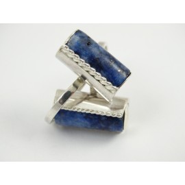 Sterling silver ring Lapis MOOD
