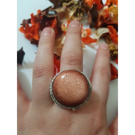 Sterling silver ring Aura