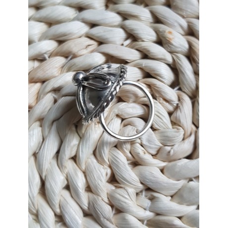 Sterling silver ring Rise to Be, Bijuterii de argint lucrate manual, handmade