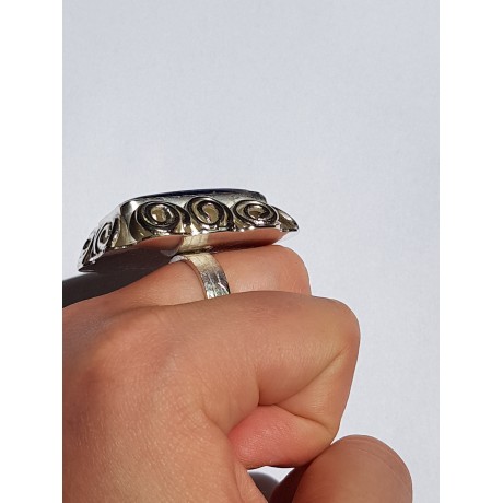 Sterling silver ring LUNATIC LOVE, handmade by Ibralhoff , Bijuterii de argint lucrate manual, handmade