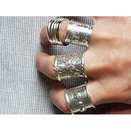 Silver ring, Bijuterii de argint lucrate manual, handmade