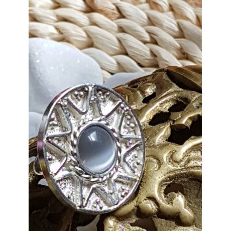 Large Sterling silver ring Light Pitch, Bijuterii de argint lucrate manual, handmade