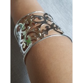Sterling silver cuff Clutchable