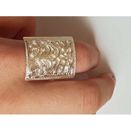 Sterling silver ring Mapping, Bijuterii de argint lucrate manual, handmade