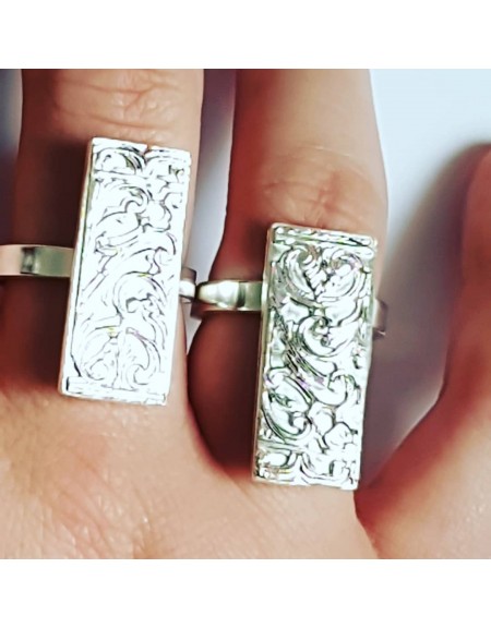 Sterling silver rings  Finer Strips, Bijuterii de argint lucrate manual, handmade