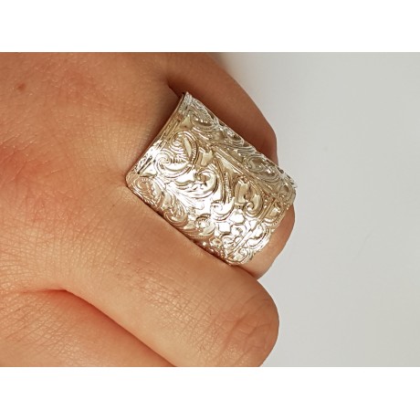 Sterling silver ring Safehaven, Bijuterii de argint lucrate manual, handmade