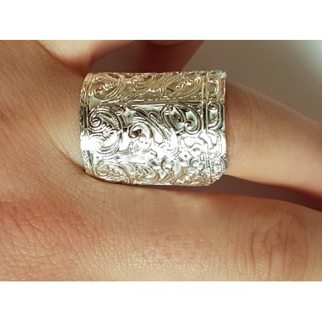 Sterling silver ring Safehaven, Bijuterii de argint lucrate manual, handmade