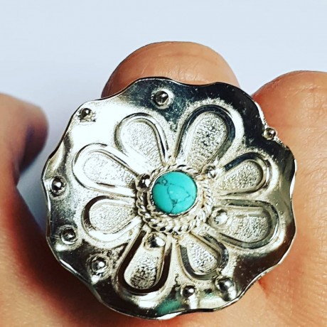 Sterling silver ring Endless Bloomin', Bijuterii de argint lucrate manual, handmade
