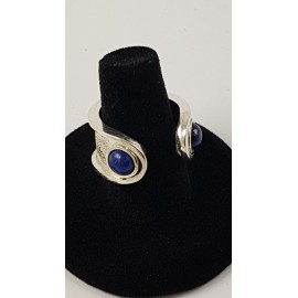 Sterling silver ring Blue Grooming
